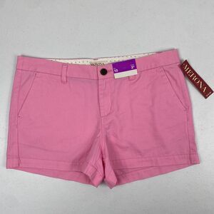 Merona Women's Size 10 Pink Chino Shorts NEW